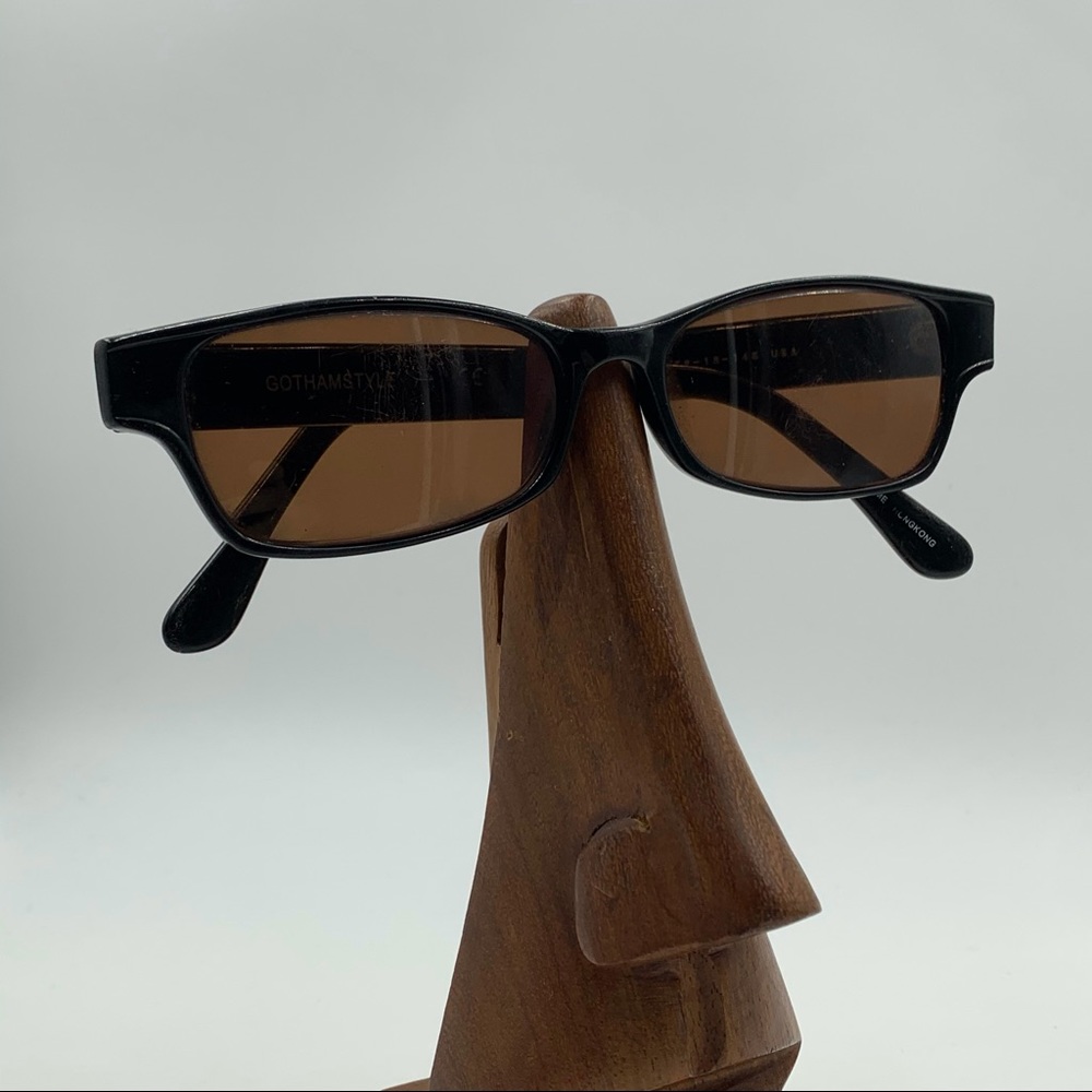 Vintage Black Oval Sunglasses Frames - Picture 2 of 7